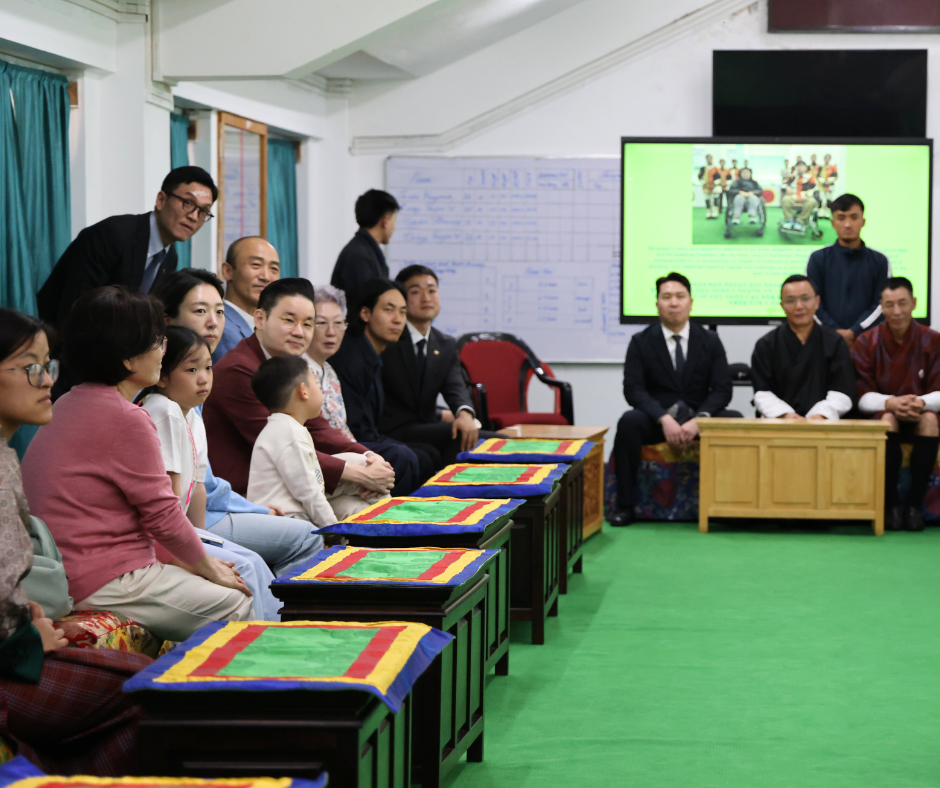 Korean Paralympic Delegation Visits Bhutan Shooting Federation Ahead of 6th Paralympic Festival