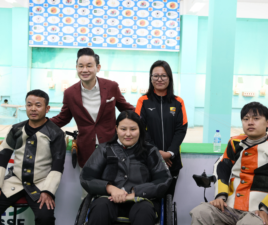 Korean Paralympic Delegation Visits Bhutan Shooting Federation Ahead of 6th Paralympic Festival