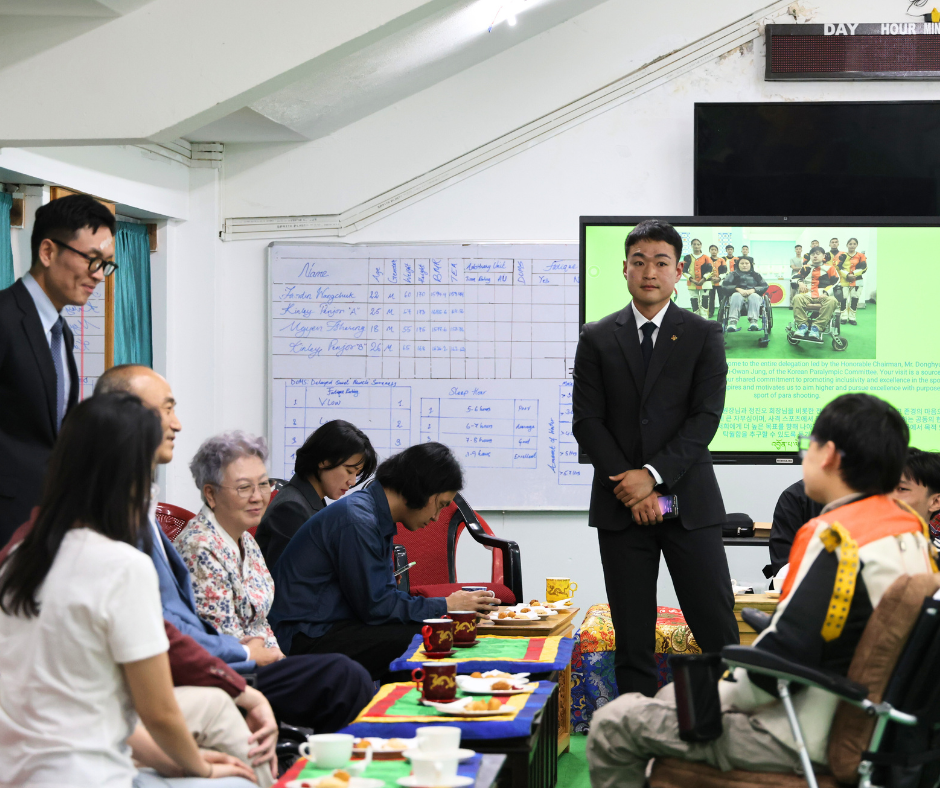 Korean Paralympic Delegation Visits Bhutan Shooting Federation Ahead of 6th Paralympic Festival