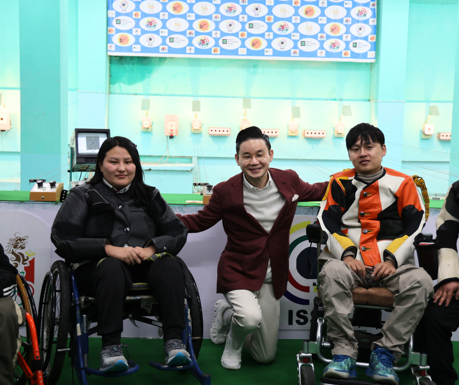 Korean Paralympic Delegation Visits Bhutan Shooting Federation Ahead of 6th Paralympic Festival