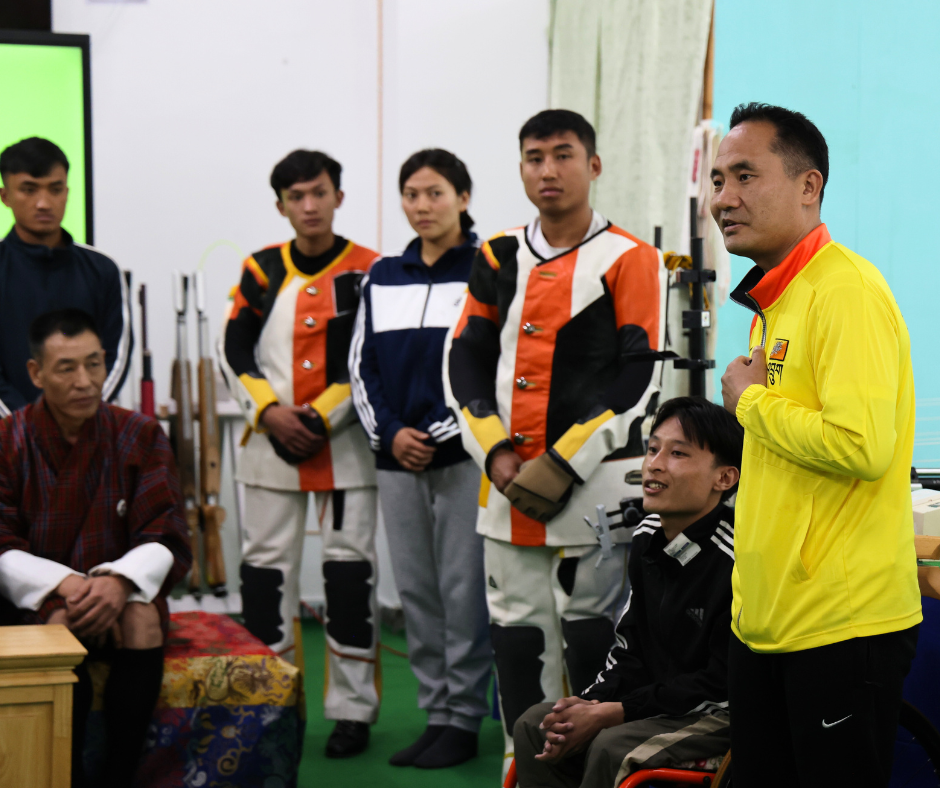 Korean Paralympic Delegation Visits Bhutan Shooting Federation Ahead of 6th Paralympic Festival