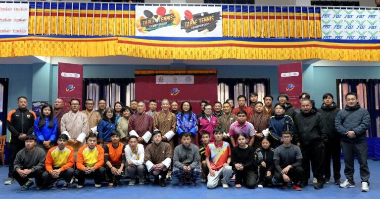 Thimphu Open Table Tennis Championship