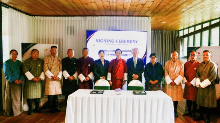 Press Release: Bhutan Paralympic Committee and Japanese Paralympic Committee Sign Memorandum of Understanding